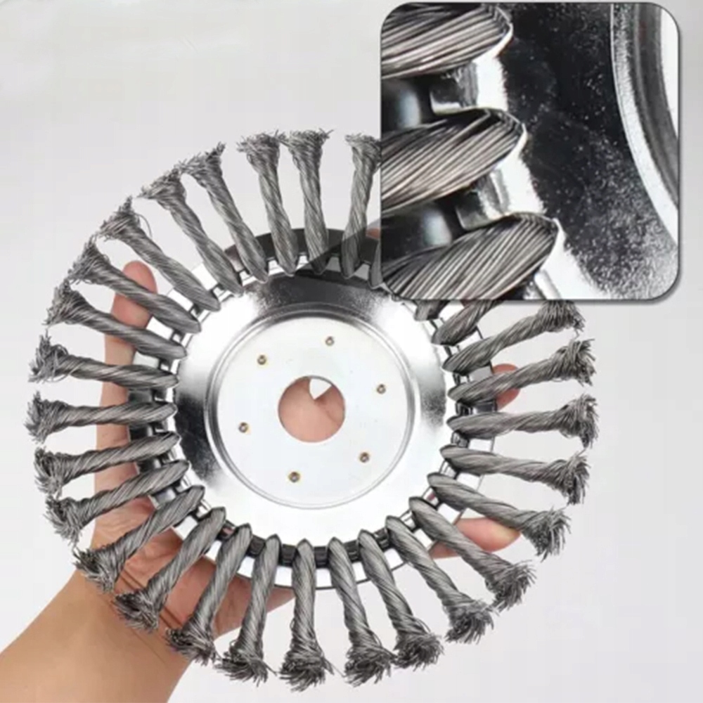 SZCZOTKA NYLON/WŁÓKNA/DRUTU DO KOSY SPALINOWEJ DO BRUKU KOSTKI CHWASTY Marka inna