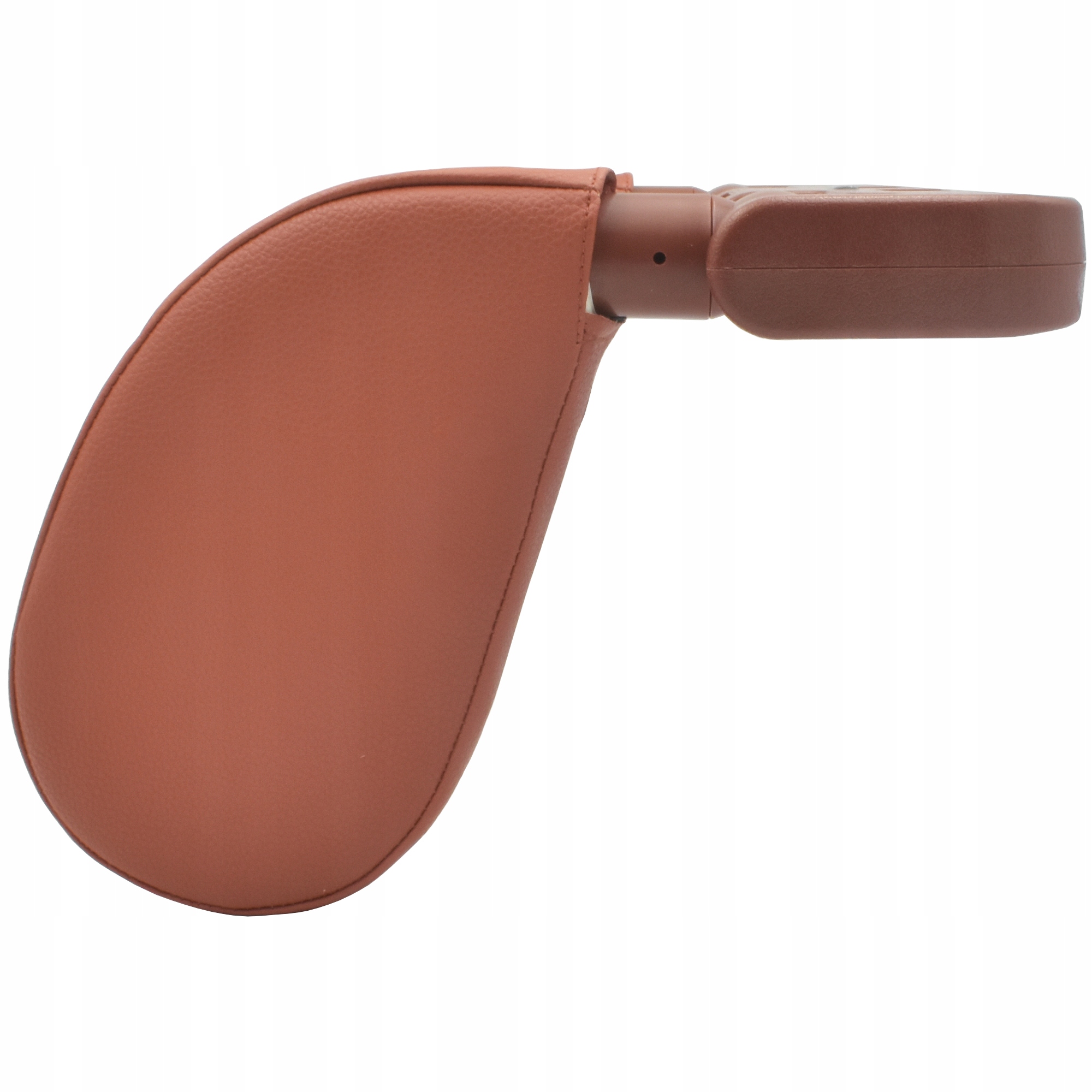 KOMFORTOWE OPARCIE NA GŁOWĘ DO SAMOCHODU PODUSZKA ZAGŁÓWEK PODRÓŻNY BRĄZOWY Stan opakowania oryginalne