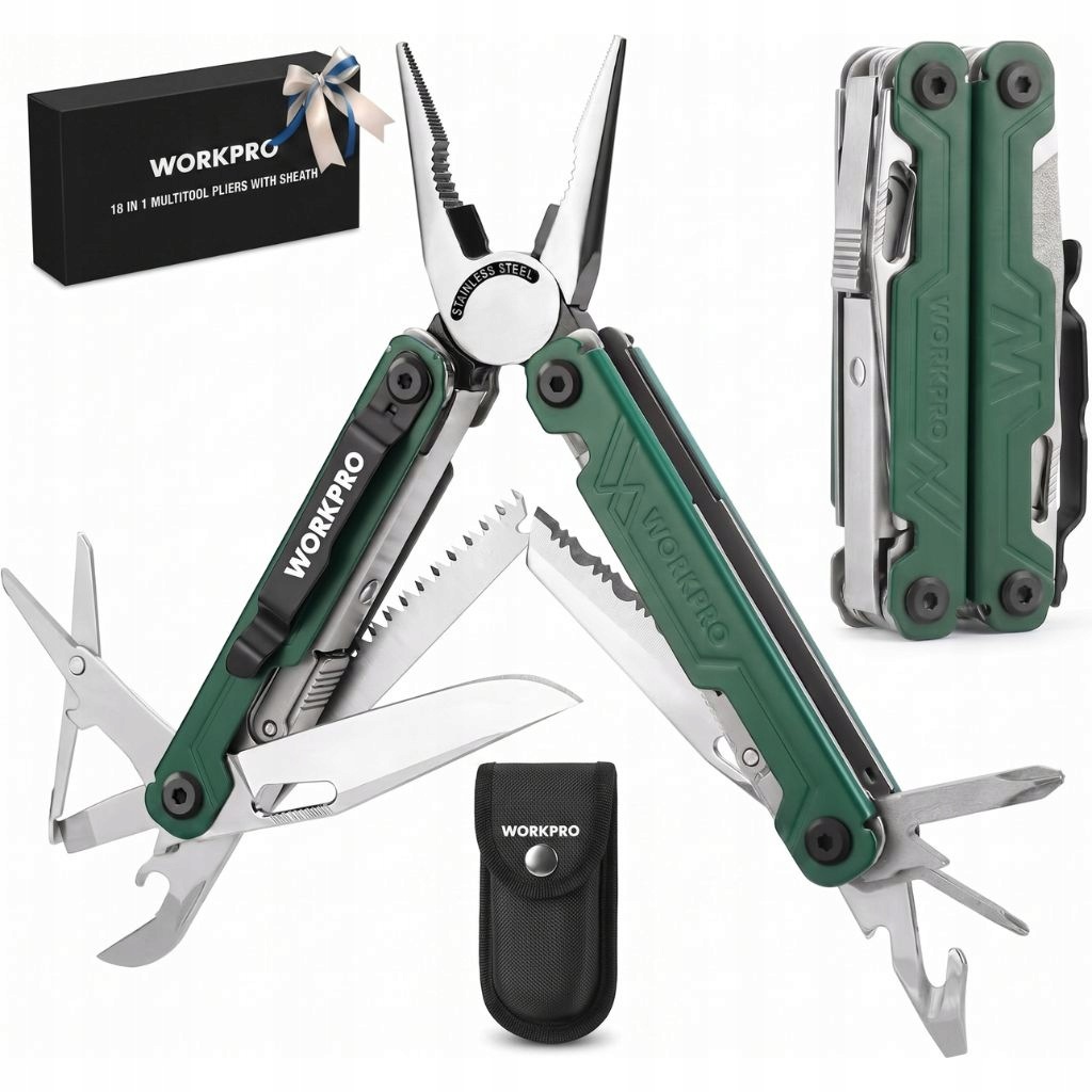 Multitool Narzędzie Wielofunkcyjne Survival 18 w 1 Niezbędnik