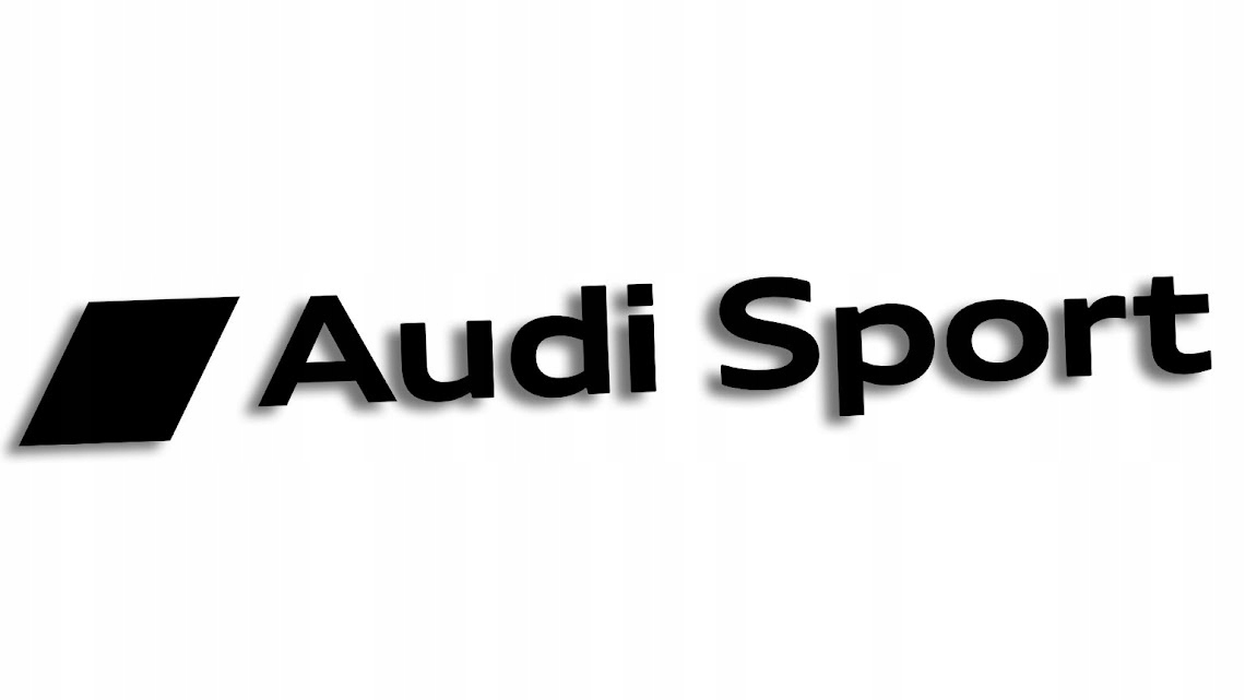 

Wycinana naklejka Audi Sport czarna