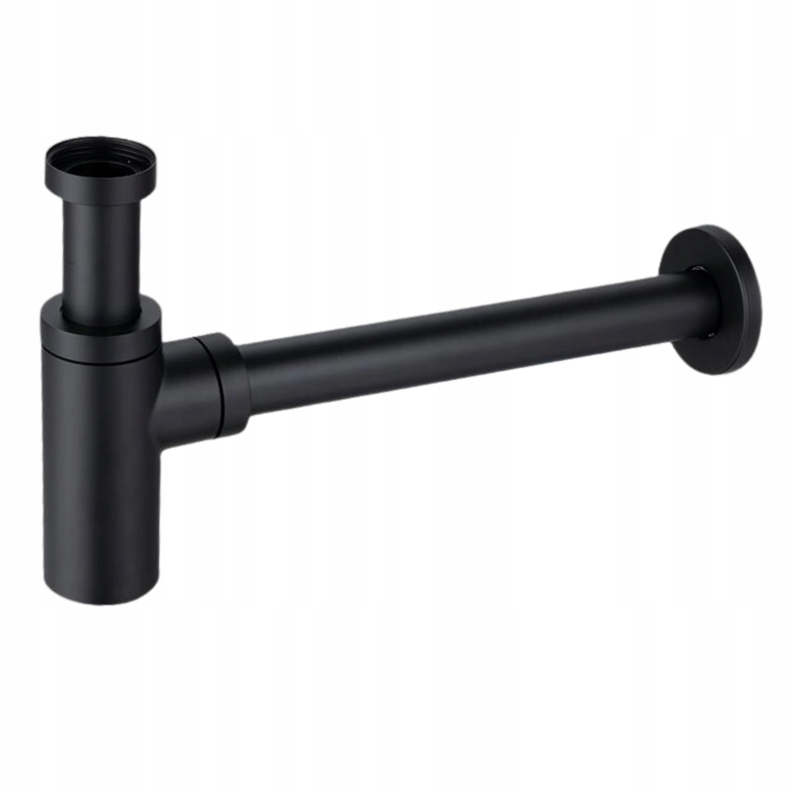 Balneo Umyvadlový sifon mosazný kulatý Černý, E0201020110-1