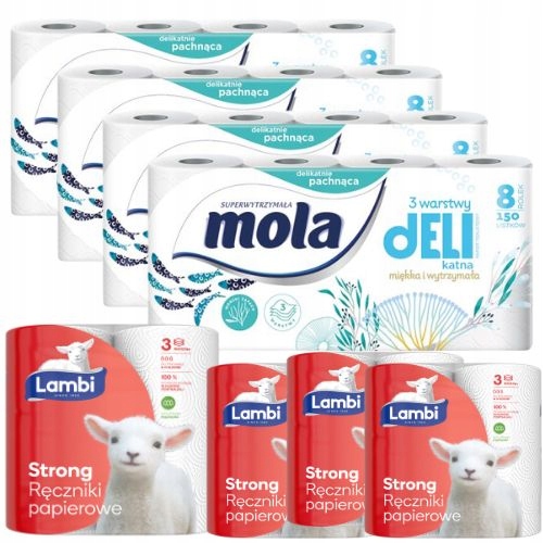 

Papier toaletowy i ręcznik papierowy Pakiet XXL