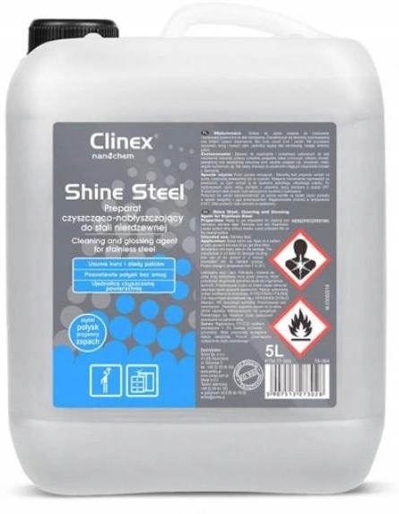 Levně Clinex Shine Steel Mytí Leštění Oceli 5L