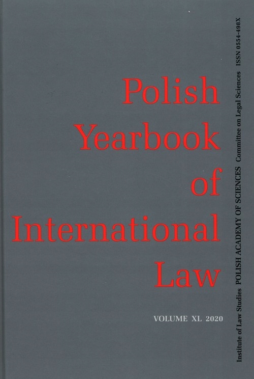 Polish Yearbook of International Law Tom XL