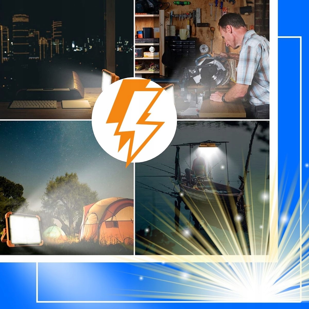 LAMPA ROBOCZA SOLARNA LED HALOGEN REFLEKTOR 200W EAN (GTIN) 5903726638319