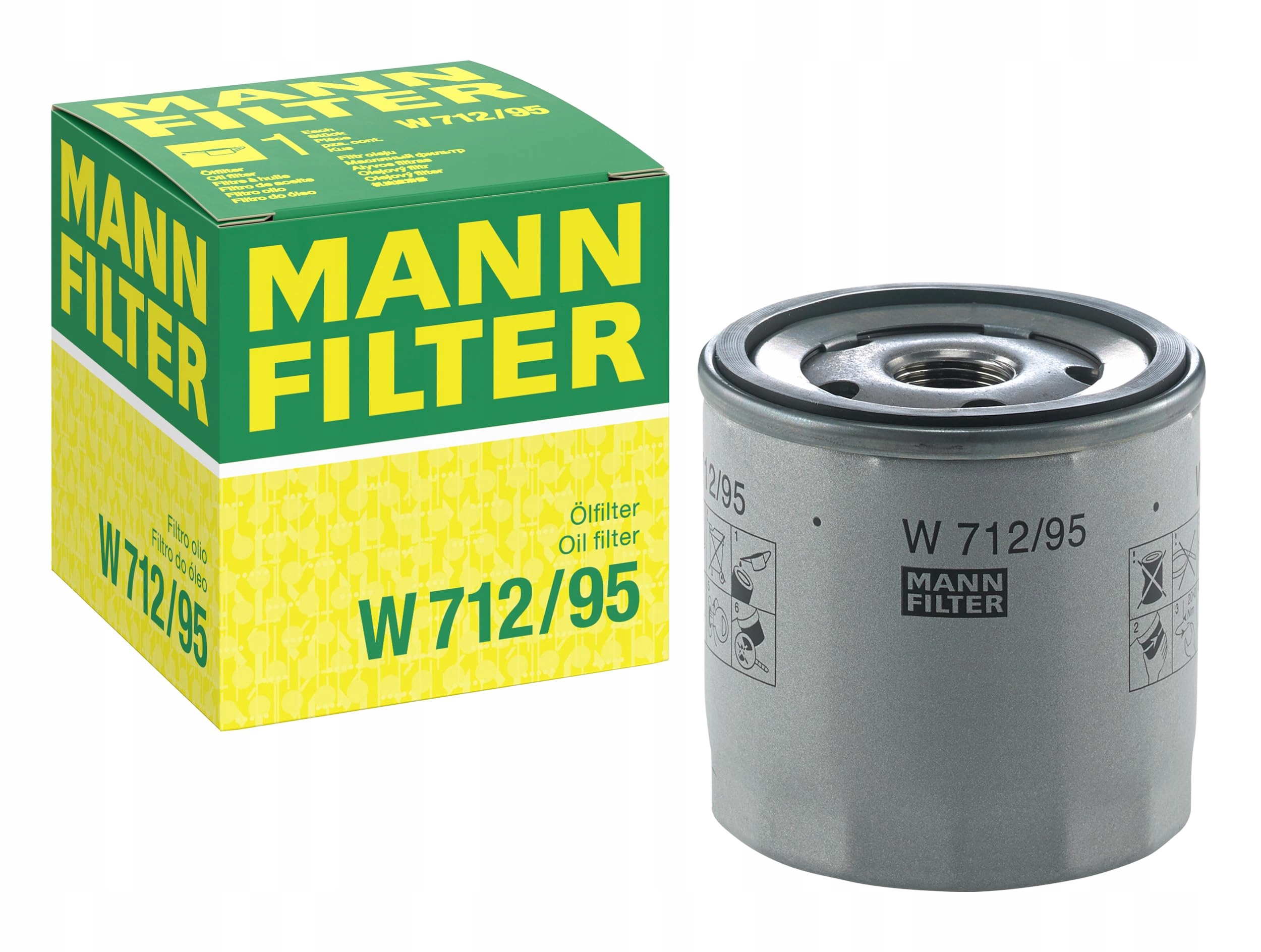 Filtr oleju Mann-Filter W 712/95