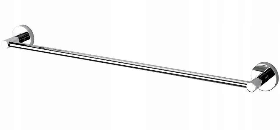 Nástěnný koupelnový věšák na ručníky Reling do koupelny, kovový, chrom