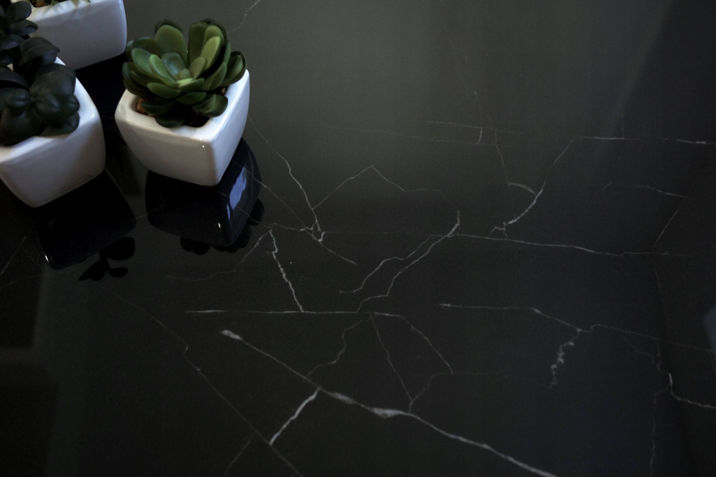 PŁYTKI gres czarny marmur PULPIS BLACK 80x80 poler Długość 78 cm