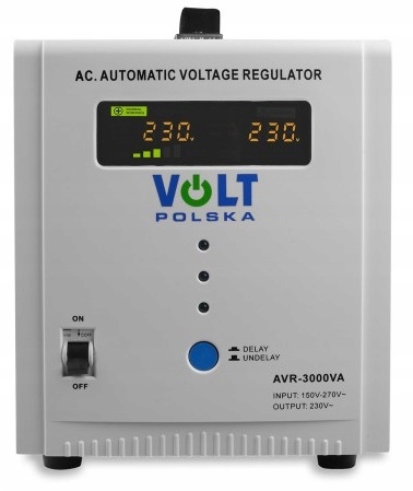 Stabilizator Napięcia Sieciowego Prądu Avr 3000 Va Volt Polska Gr