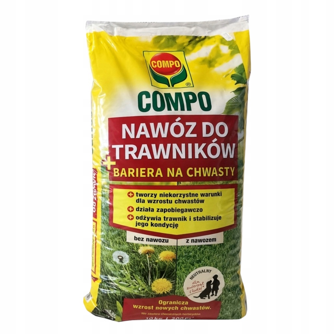 Compo Nawóz Do Trawników Z Mchem I Chwastami Kompleksowa Regeneracja 10kg