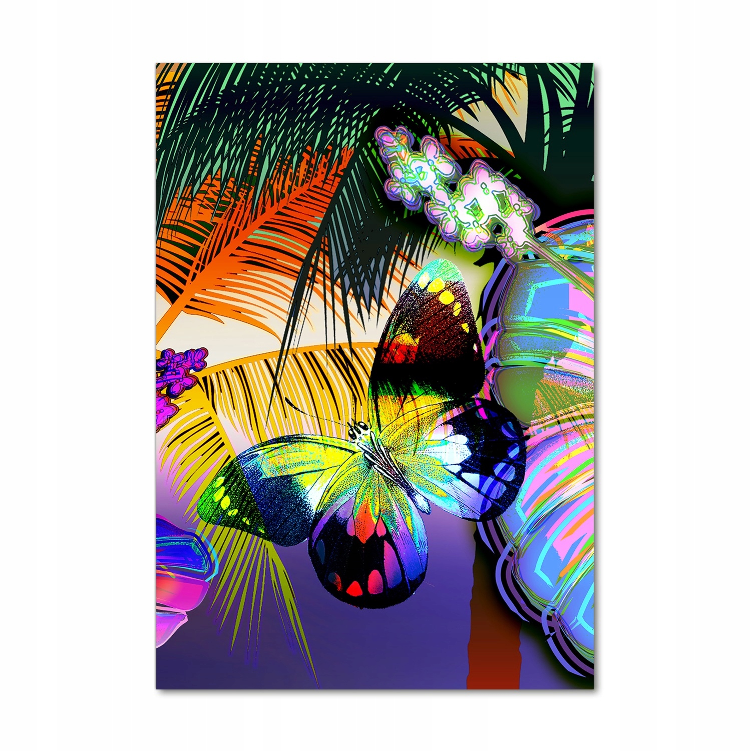 

Foto obraz szkło akrylowe Kolorowe kwiaty 70x100cm