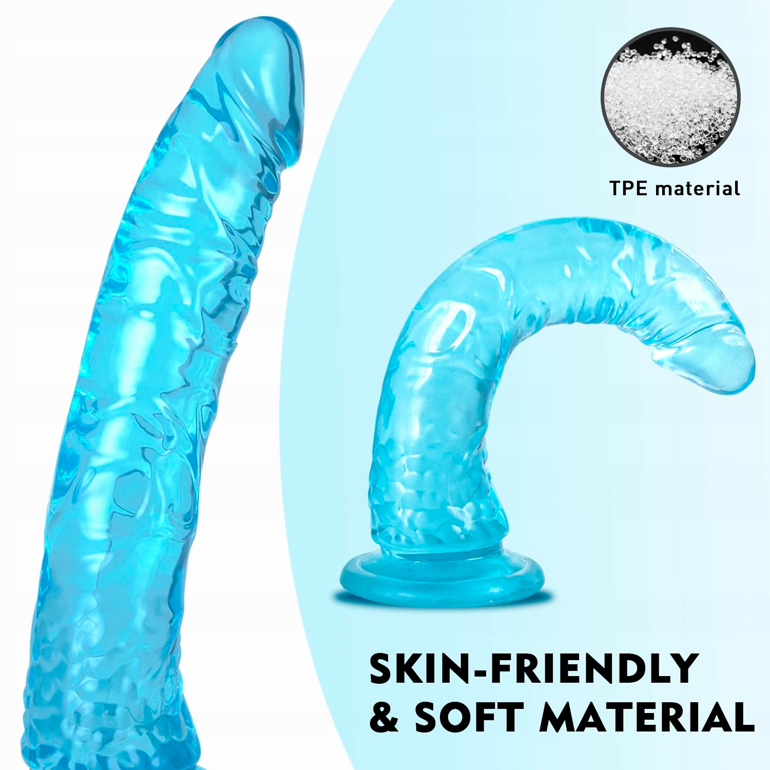 LIFELIKE LOVER Realistyczny Dildo 18cm Silikonowy z Mocną Przyssawką — miniatura 5