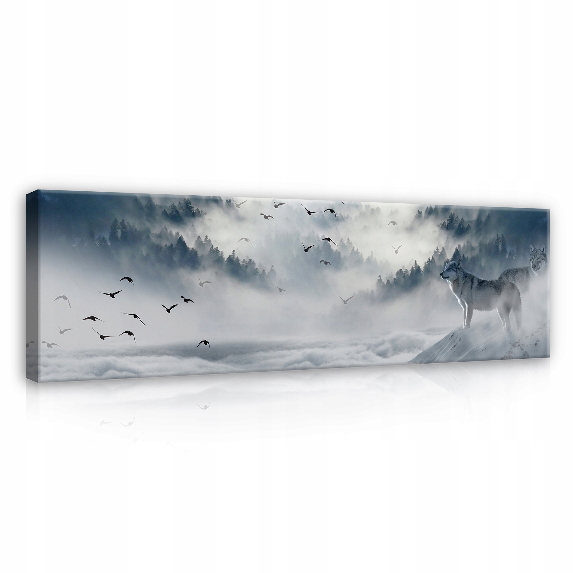 

Obraz Wilk Zwierzęta Las Do Salonu Duży 145x45
