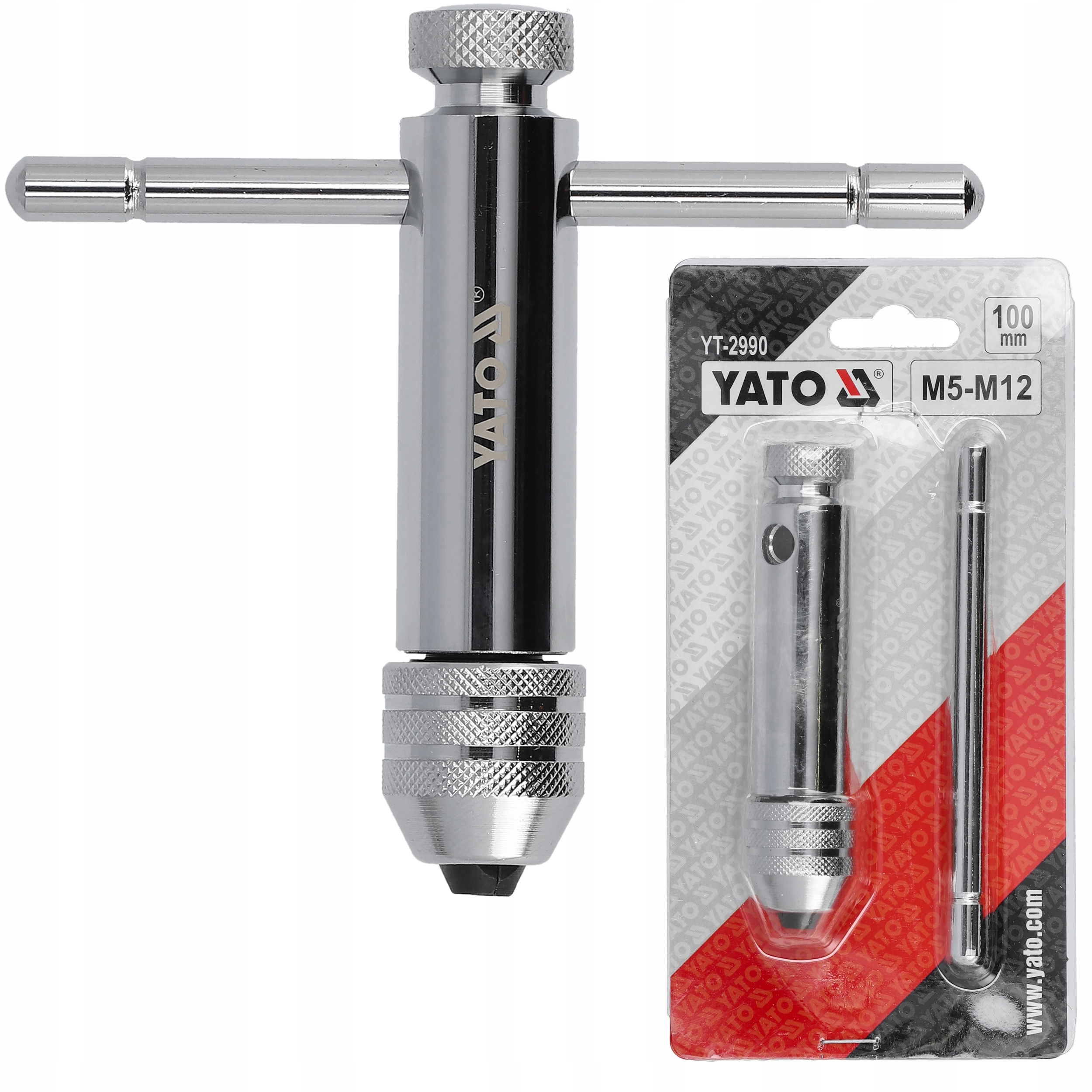 

Pokrętło Do Gwintowników Z Grzechotką M5-M12 Yato