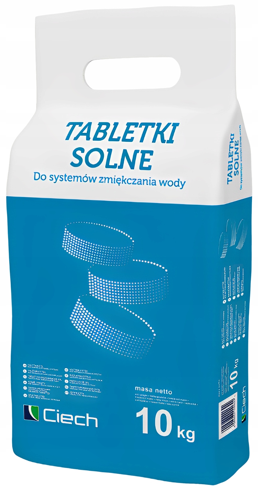 SÓL TABLETKI SOLNE DO ZMIĘKCZACZ STACJI ZMIĘKCZACZA UZDATNIANIA WODY 10 KG
