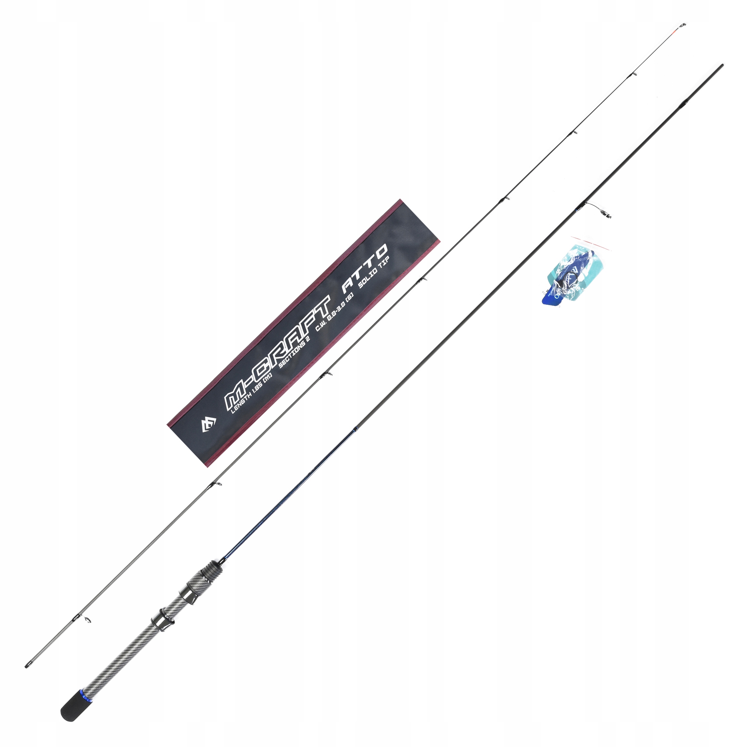 Wędka spinningowa Mikado M-Craft Atto 1.85m 0-3g połów na mikro przynęty