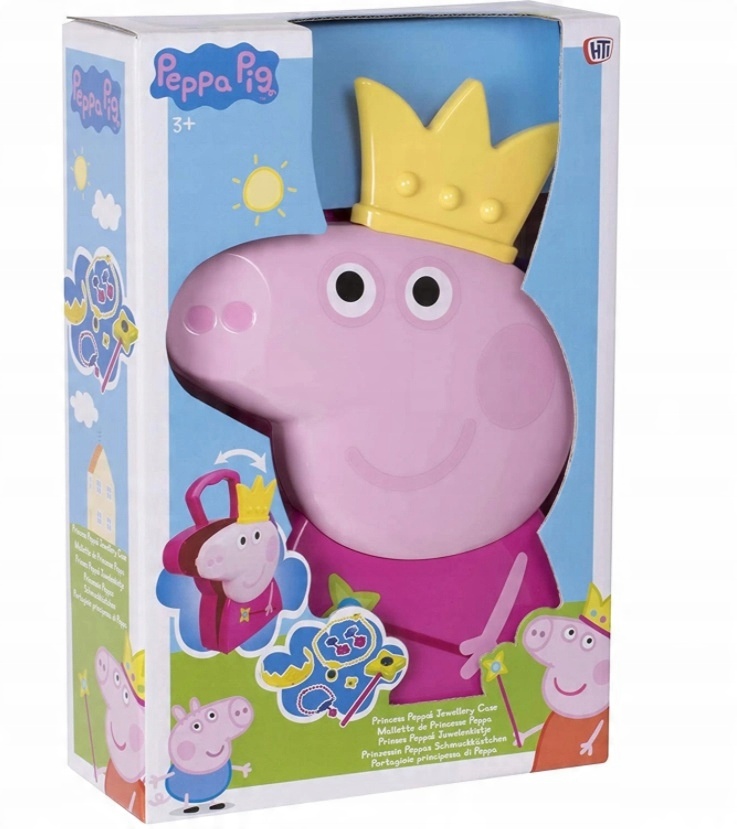

Świnka Peppa walizka z biżuterią zestaw Pepa