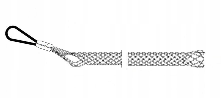 

Pończocha opończa kablowa jedno ucho 25-37 mm