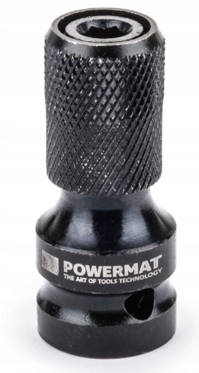 Adapter UDAROWY 1/2 Cala Kwadrat na 1/4 Cala HEX Marka Powermat