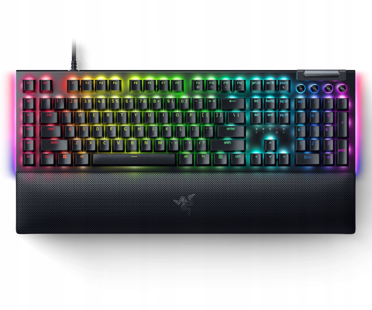 Klávesnice Razer BlackWidow V4 (Green Switch) Us Layout černá