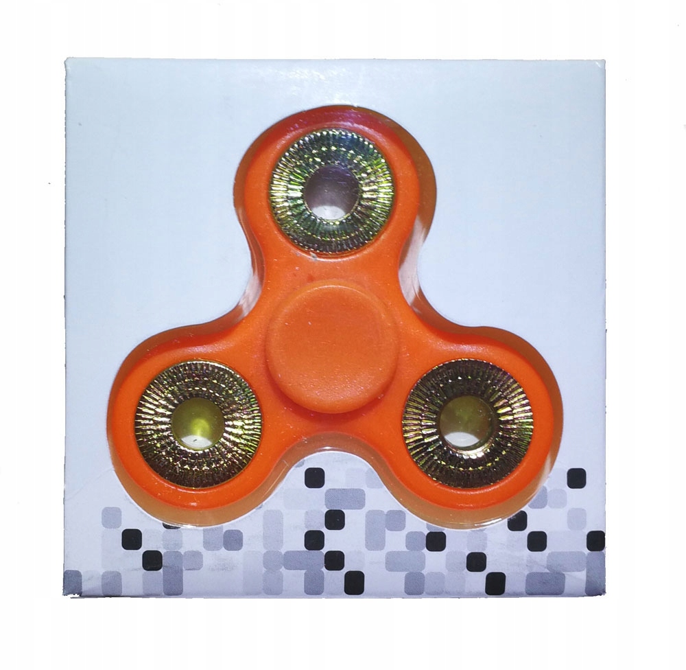 ORYGINALNY HAND SPINNER FIDGET POMARAŃCZOWY 7+ Rodzaj Fidget Spinner