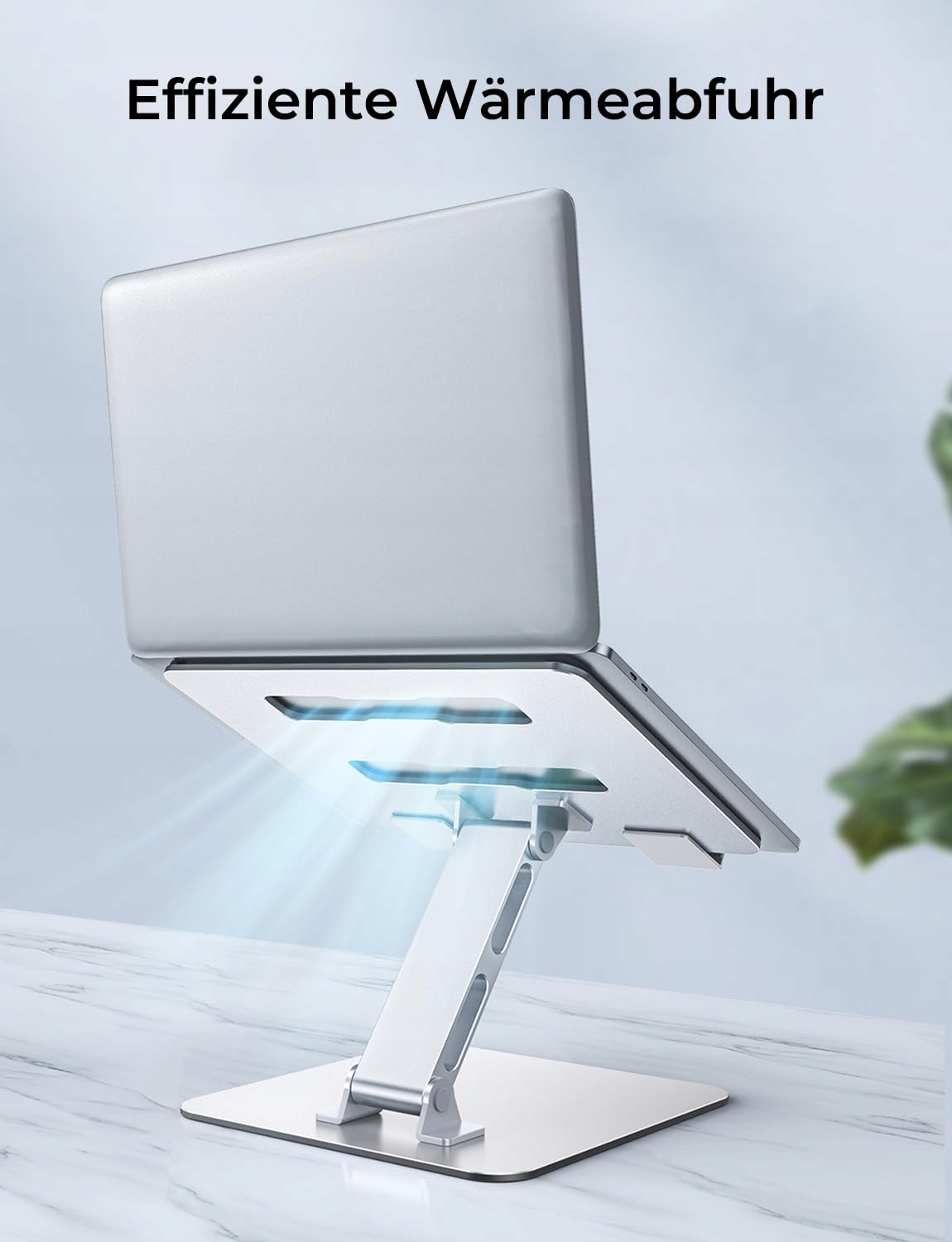 CIRYCASE Regulowany Aluminiowy Stojak Na Laptopa Kompatybilny Z MacBook HP — miniatura 4