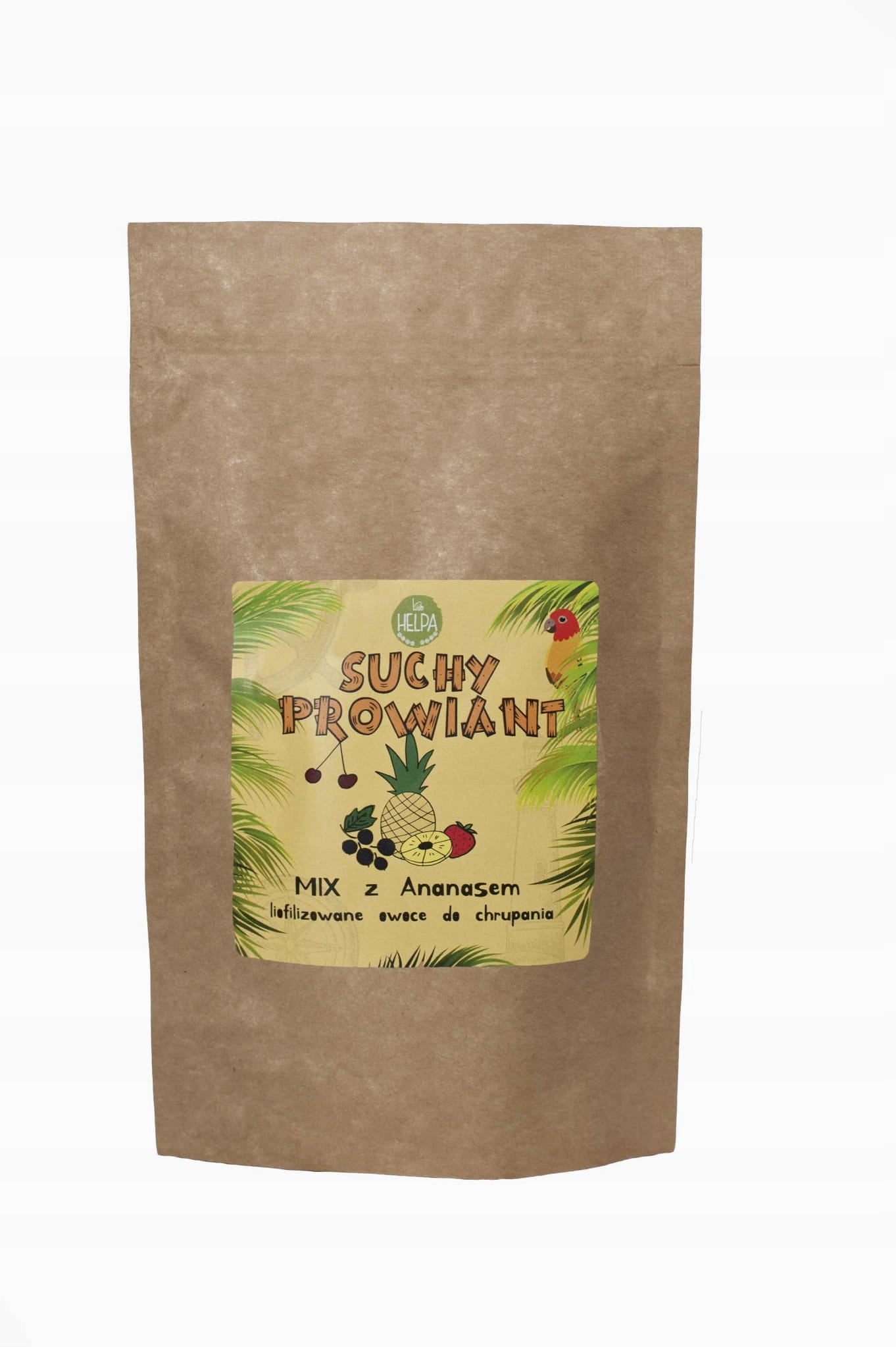 HELPA SUCHY PROWIANT MIX Z ANANASEM TRUSKAWKA WIŚNIA LIOFILIZOWANA 20g