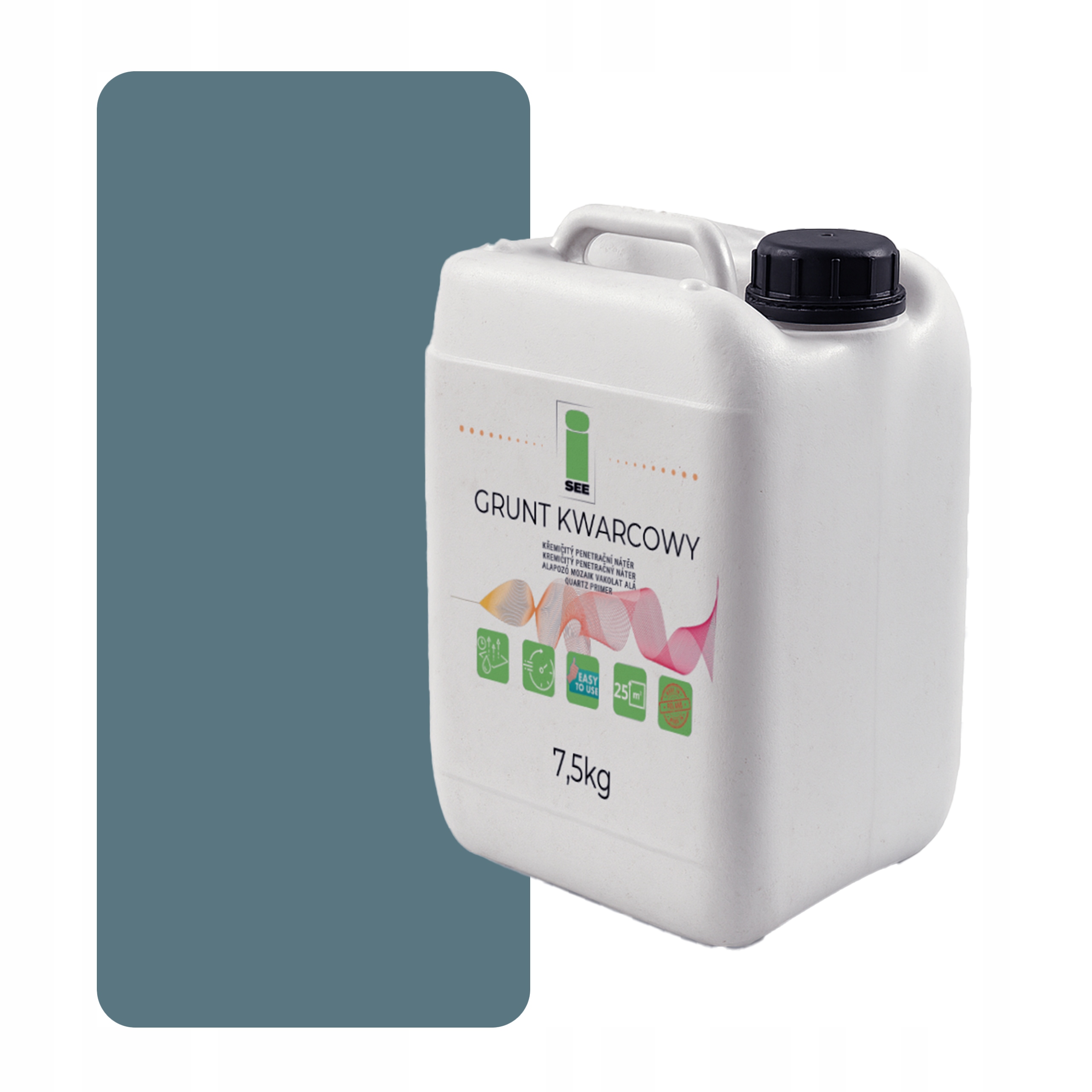 Křemenná Zemina Pod Silikonovou Omítku 7,5 Kg Šedá Břidlicová F136