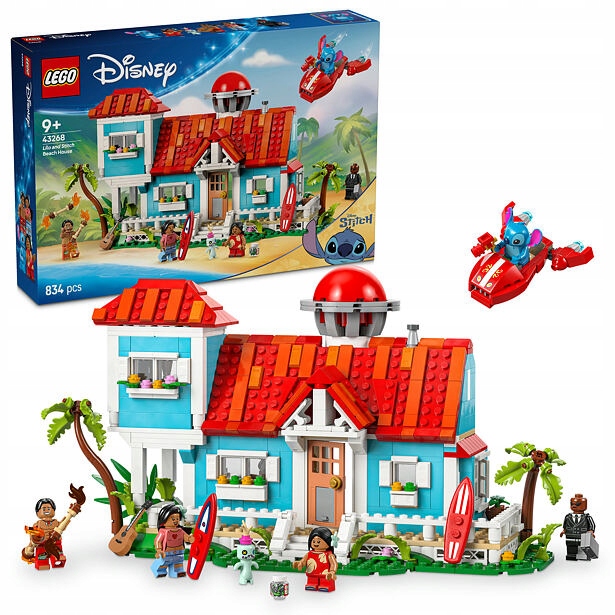 Lego Disney 43268 Lilo a Stitch a domek na pláži