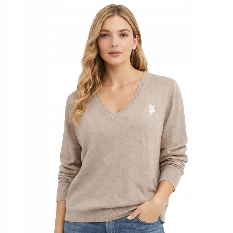Dámský svetr U.s. Polo Assn. US423730351 Béžová