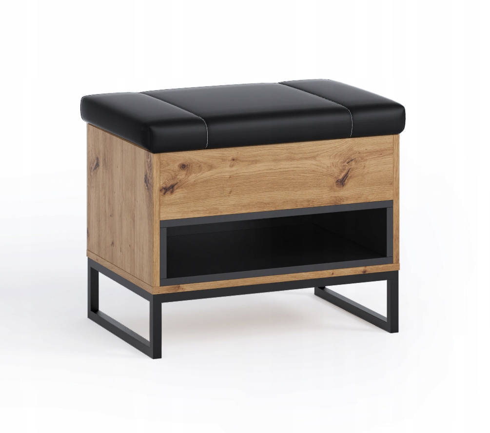 Nowoczesny kufer Oliwer dąb artisan OV-3