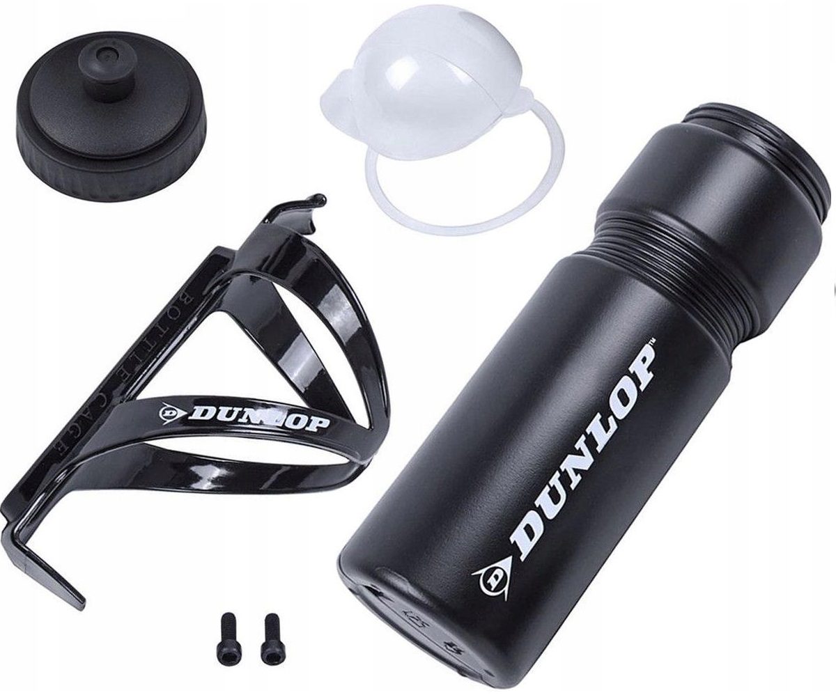 

Bidon Rowerowy Dunlop 750ML Z Koszykiem Czarny