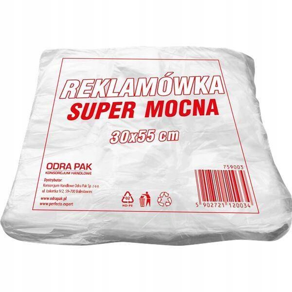 

Reklamówki Zrywki Hdpe 30x55cm Mocne 120szt