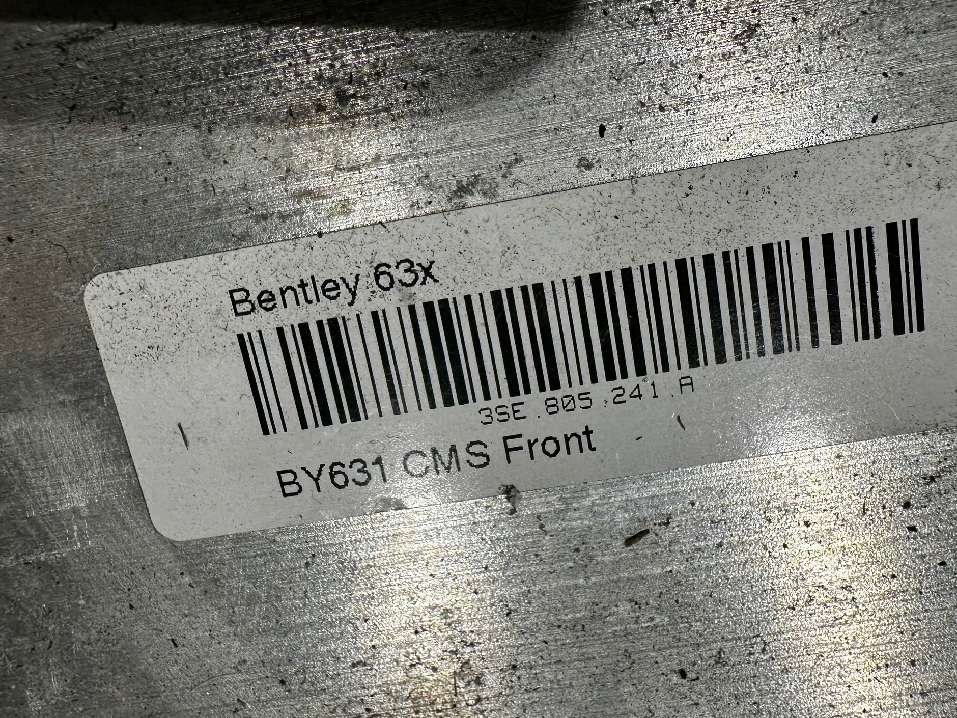BENTLEY NEW FLYING SPUR sider front rama pillar 3SE805241A