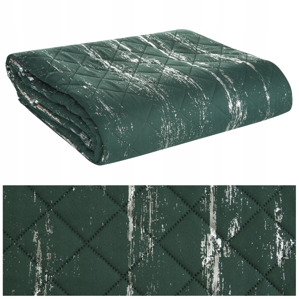 Přehoz 220x240 Pikovaný na postel dekorativní stylový s potiskem BLINK/1