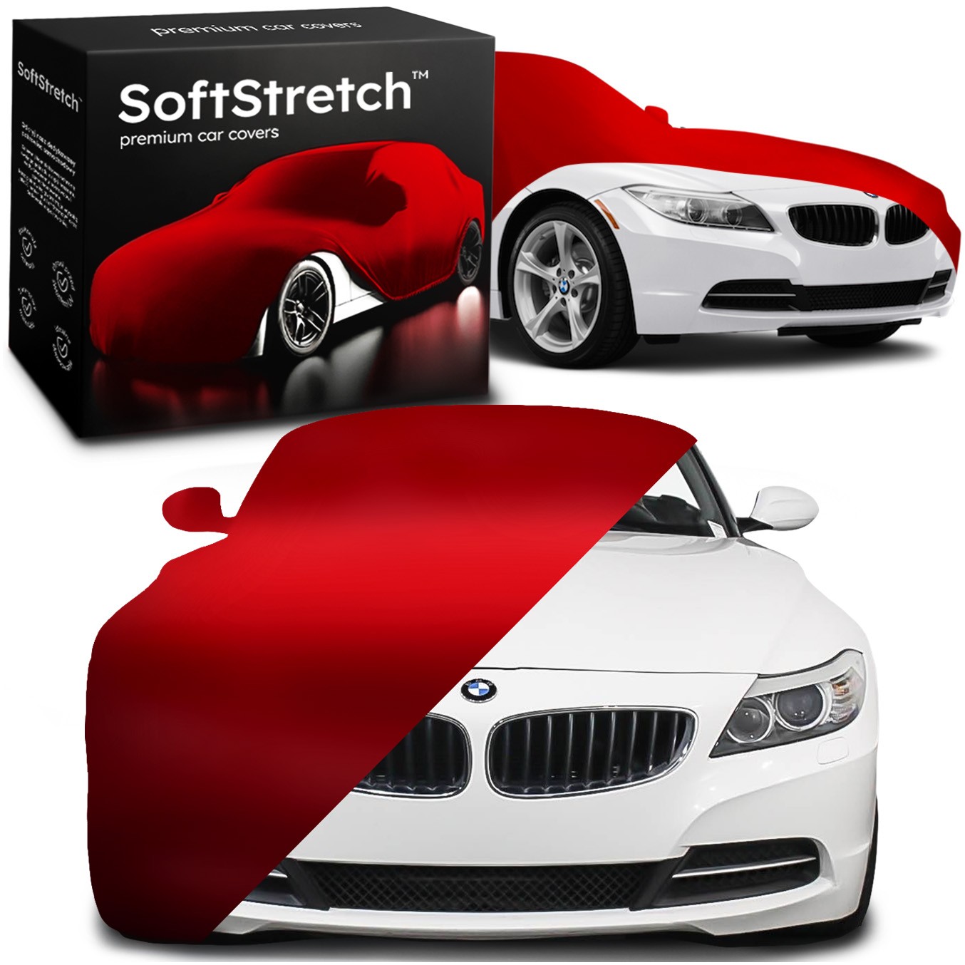 Kryt do auta SoftStretch pro Bmw Z4 červený