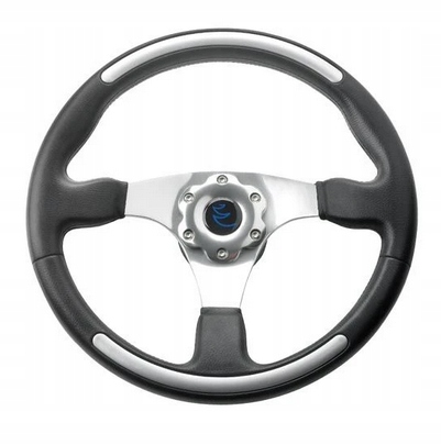 Kierownica jachtowa Vetus Swcruiser 350mm koło sterowe czarne akcenty alu