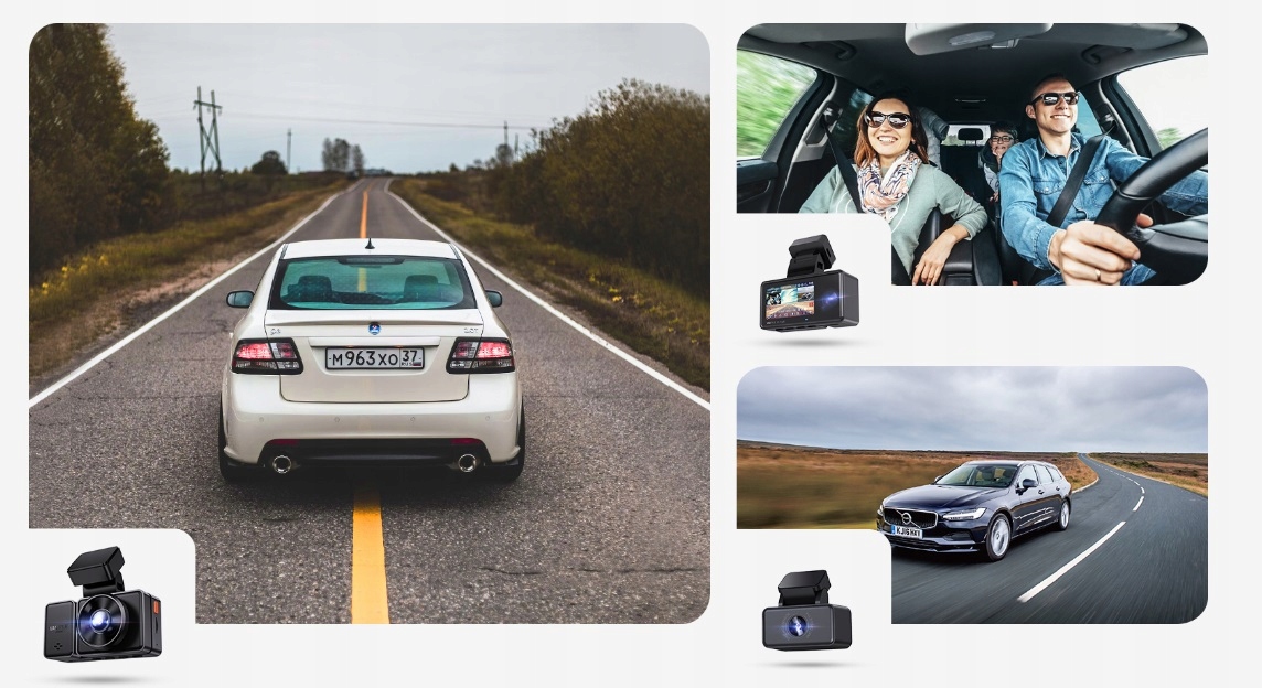 REJESTRATOR VANTRUE E3 3CH 1944p/FHD + ACC + 256GB Model E3 3ch