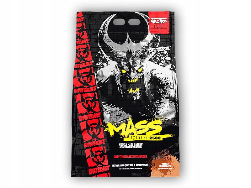 Mutant Mass Extreme 2500 9070g triple chocolate