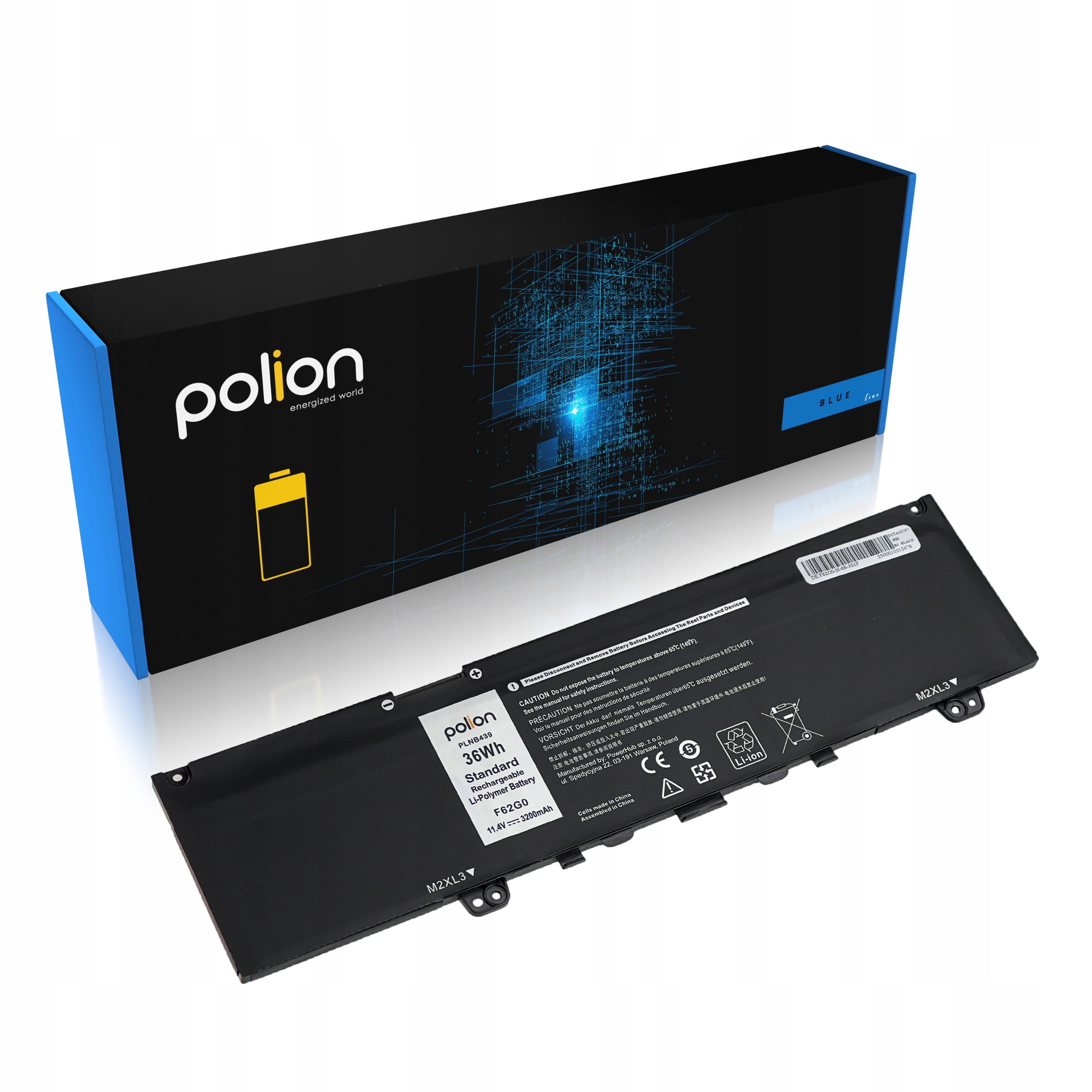 Baterie F62G0 pro Dell Inspiron 13 7370 7373 Vostro 5370