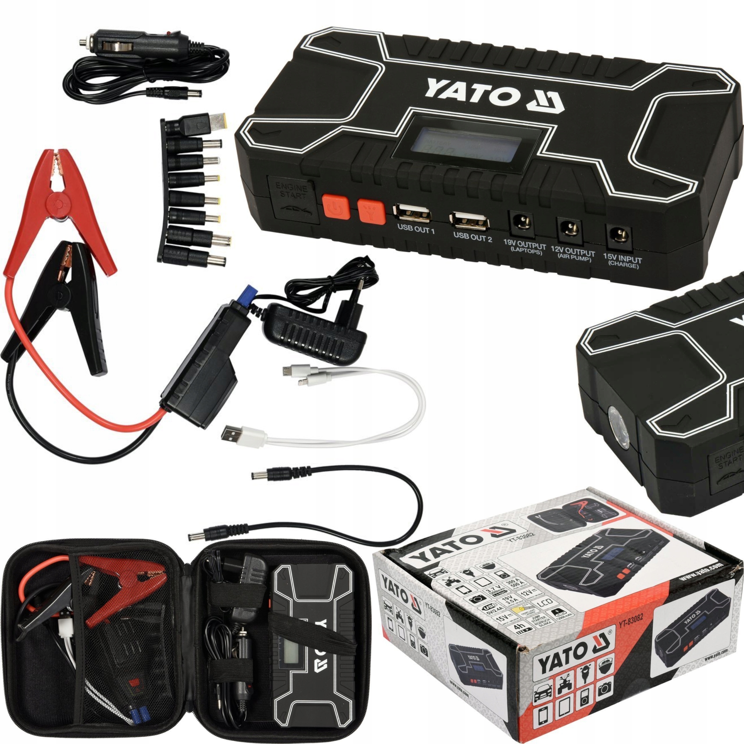 JUMP STARTER POWER BANK 12000MA USB ЗАПУСК АВТОМОБИЛЯ