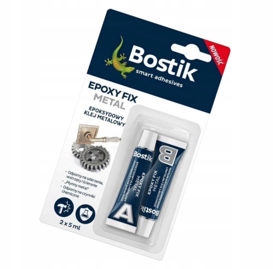 Bostik Dwuskładnikowy Klej Epoxy Fix Metal 2x5ml BOK638042 za 15,40 zł