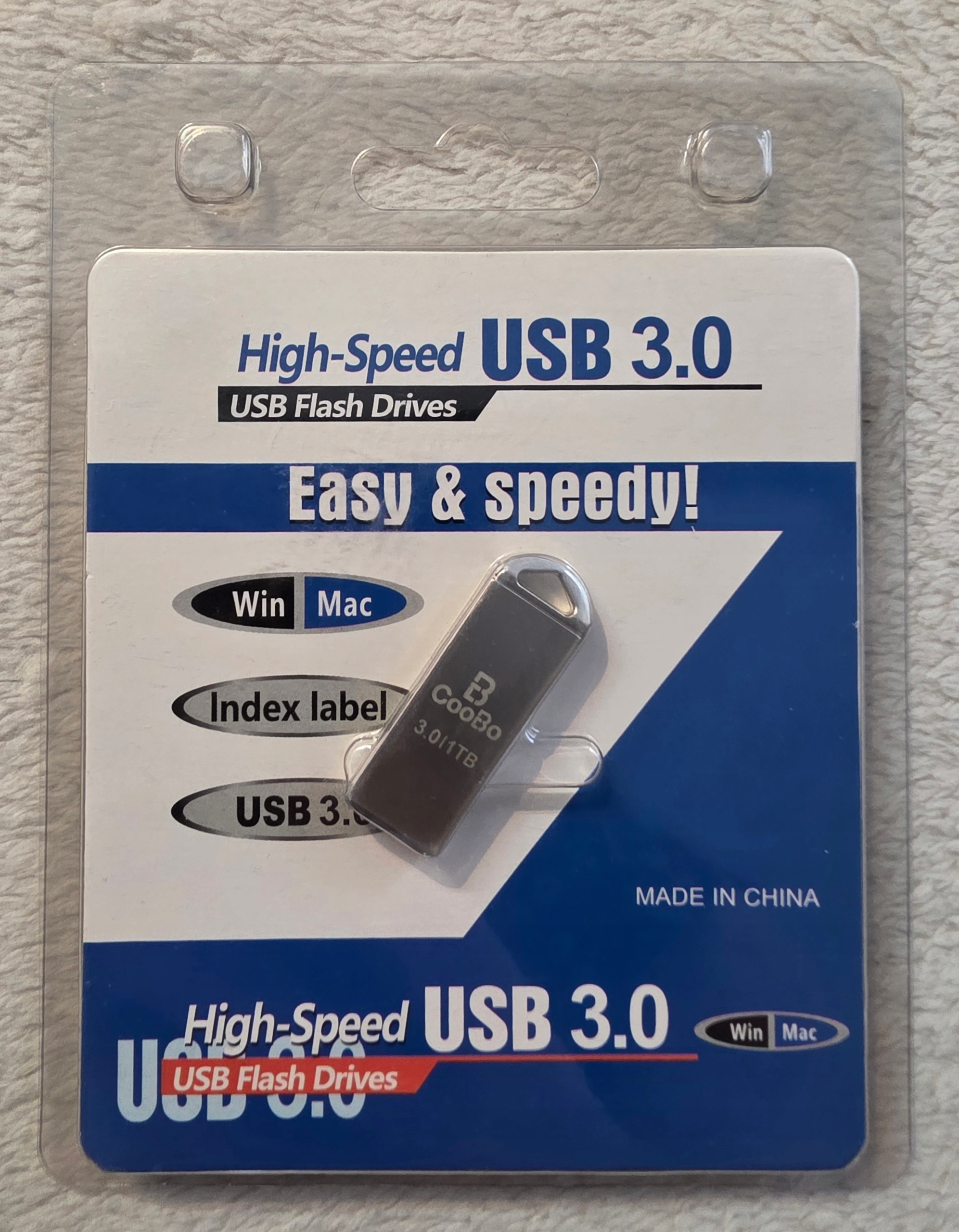 Pendrive CooBo Silver 1 Tb Usb 3.0 srebrny