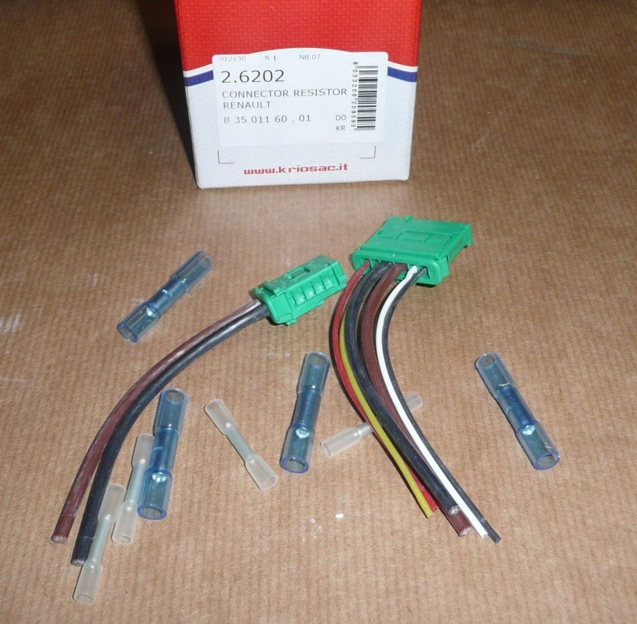 Zástrčka s kabelem a odporem ventilátoru Sid 2.6202