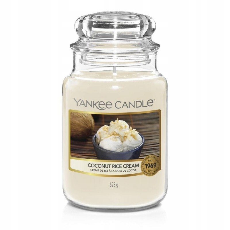Velká svíčka Coconut Rice Cream Yankee Candle