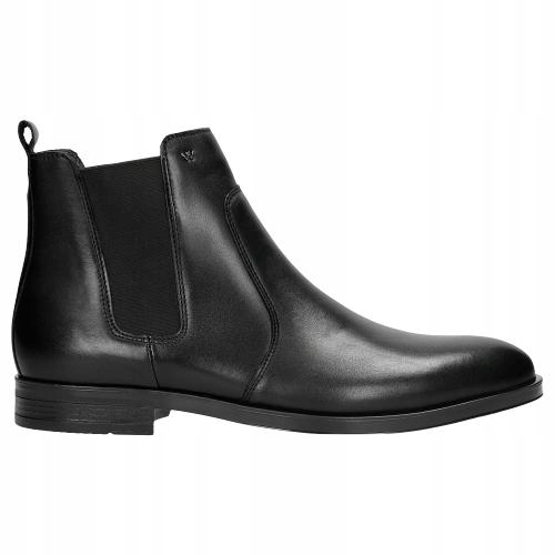 

Buty Wojas Botki męskie skóra czarne r. 40