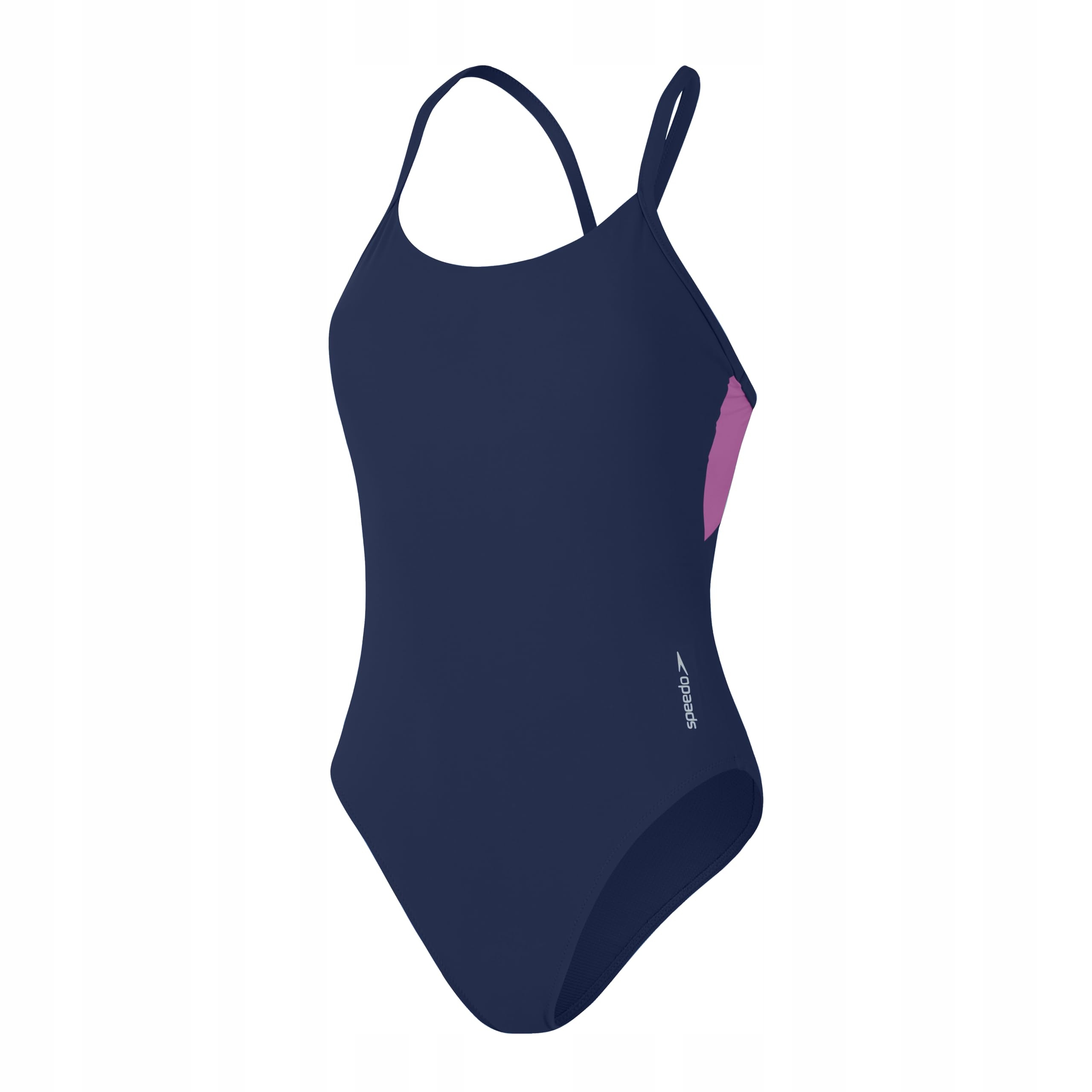 Strój kąpielowy Speedo Solid Racerback niebieski XXL miękki w dotyku