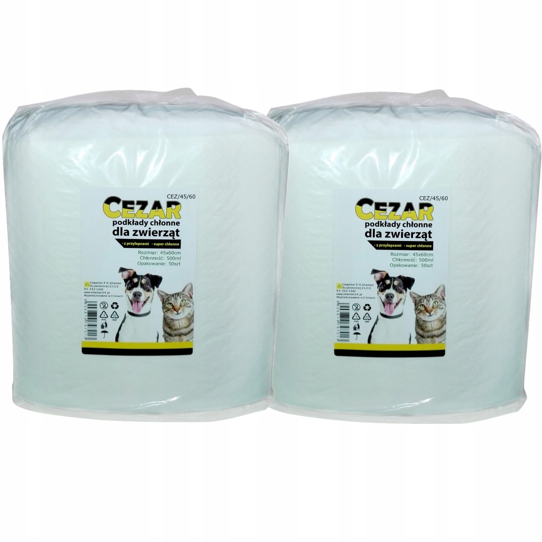

Cezar Chłonne podkłady higieniczne maty 45x60 100