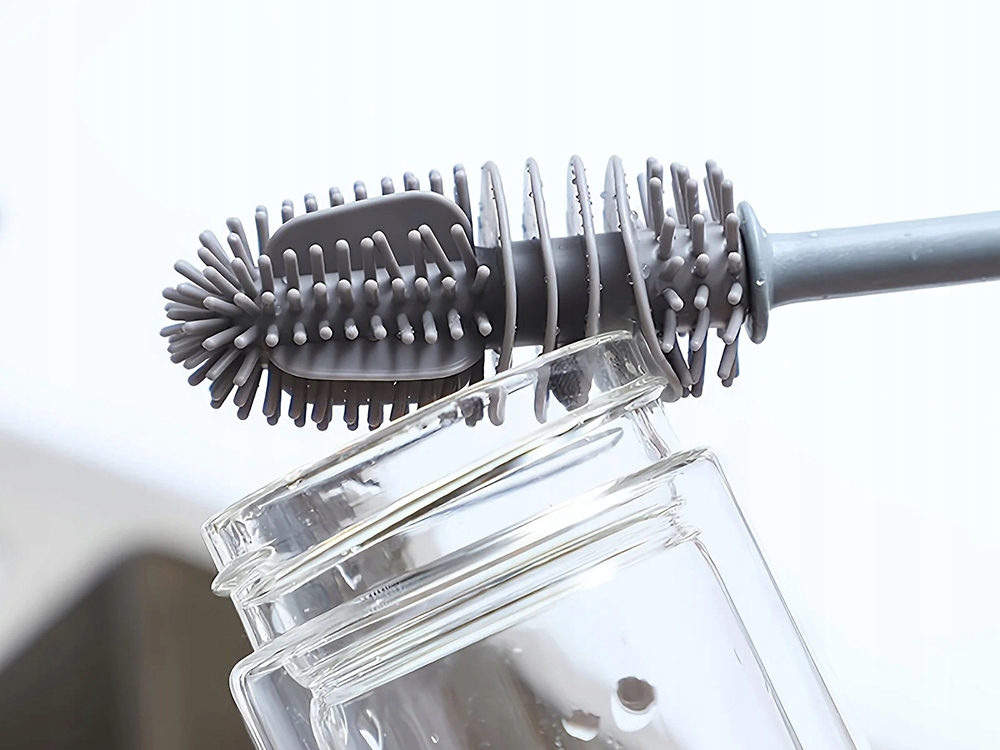 SZCZOTKA DO MYCIA BUTELEK SZKLANEK MYJKA SILIKONOWA DŁUGA DOKŁADNA Rodzaj szczotka