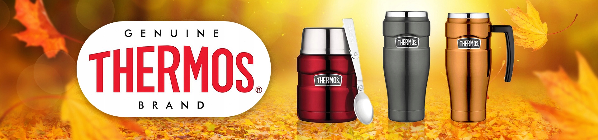 Kubek termiczny termokubek termos wodoszczelny z uchwytem Thermos 470 ml Model THERMOS